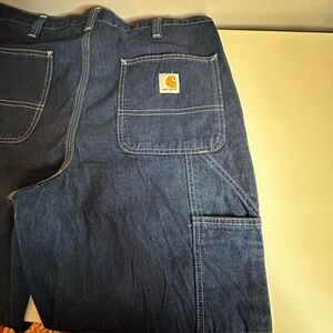 CARHARTT - Men’s, Carpenter Jeans, 32/30, Dark Denim,